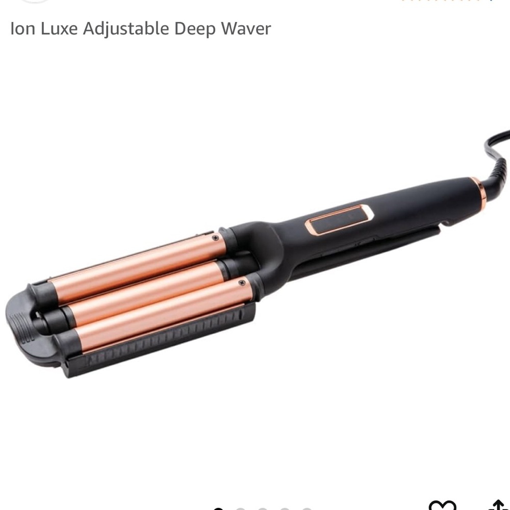 Ion Luxe Ceramic Adjustable Deep Waver